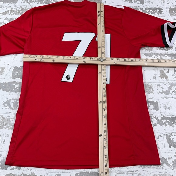 Manchester United Jersey Men Small Home Football Shirt 2017 2018 Adidas #71 - Picture 11 of 14